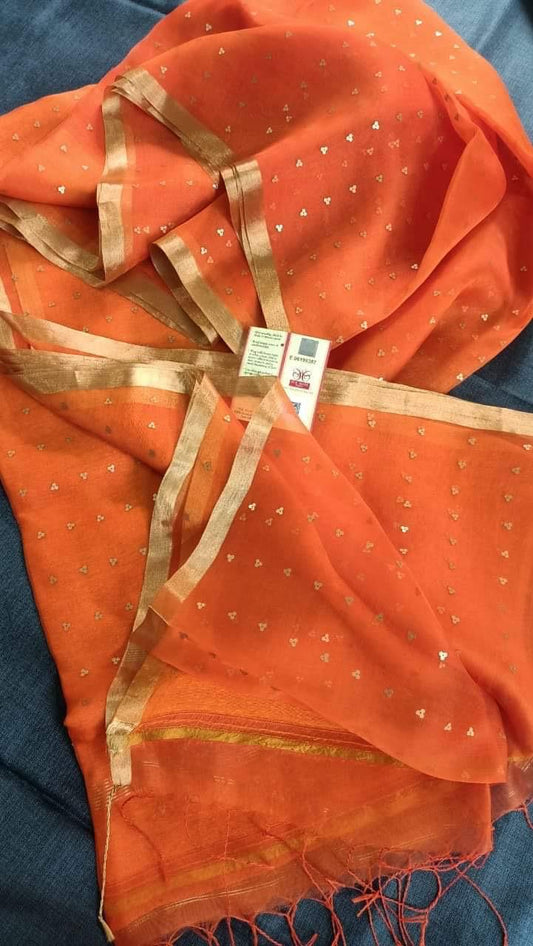 ✨ 𝓢𝓲𝓽𝓪𝓻𝓪 – Resham Silk Sequin Weaved Jamdani Saree | Premium Handwoven Luxury | Rihyaaz✨