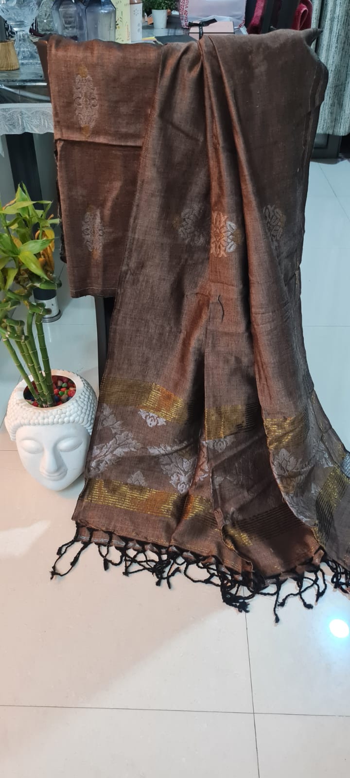 Jute Silk Banarasi Suit – Elegant, Lightweight & Luxuriously Traditional
