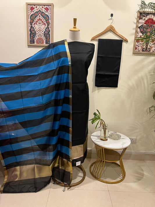 Pure Cotton Banarasi Suit Set | Elegant Everyday Ethnic Wear