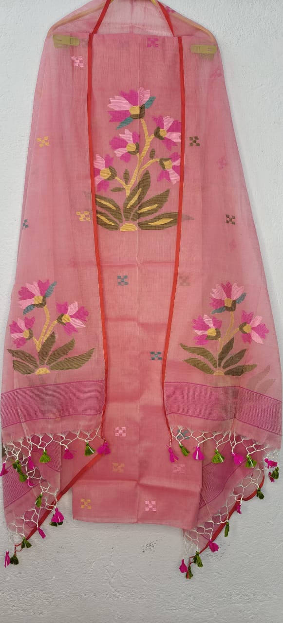 Guldasta | Muslin Cotton Jamdani Suits – A Blend of Tradition, Comfort & Grace