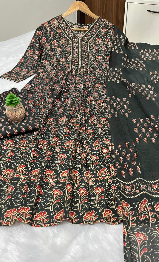 Swapna – Dreamy A-Line Flair Kurta Set for Your Festive Wardrobe