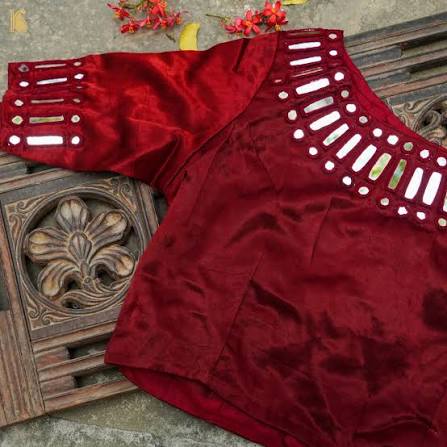 Elegant handcrafted women's blouse by Rihyaaz featuring premium silk, intricate embroidery and artisan craftsmanship, perfect for handwoven sarees, festive wear and wedding occasions.