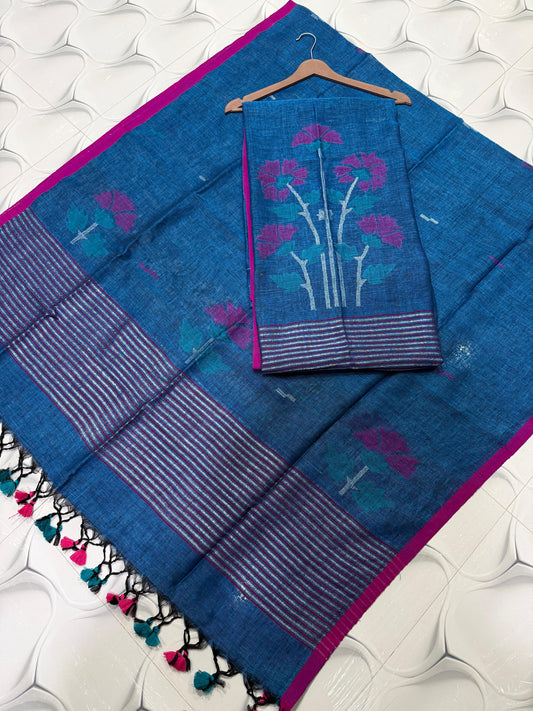 ✨ New Linen Jamdani Suits — By Rihyaaz