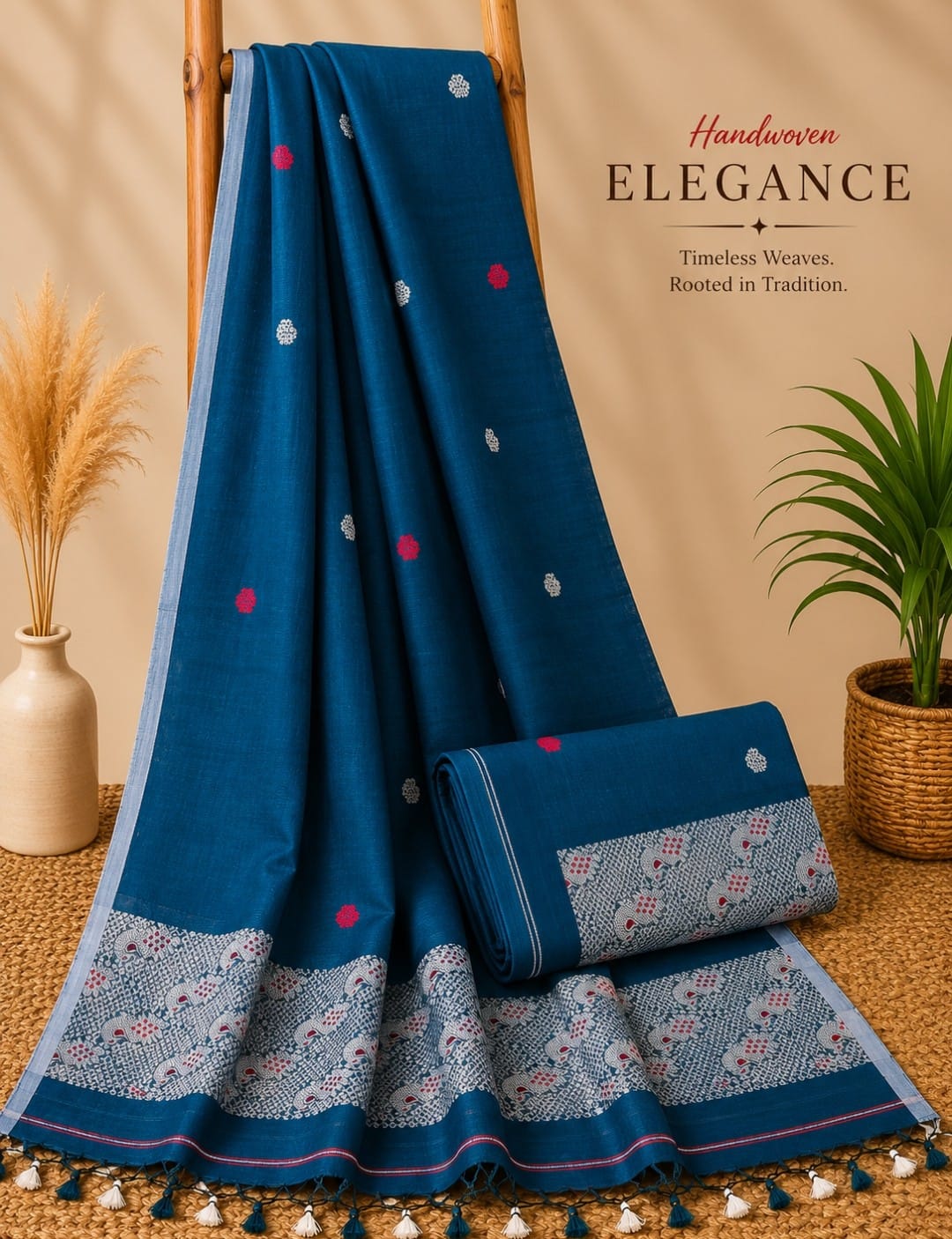 Mridha Mul Cotton Jamdani 2-piece suits by Rihyaaz. Lightweight, breathable and beautifully handwoven, perfect for festive and elegant everyday wear.