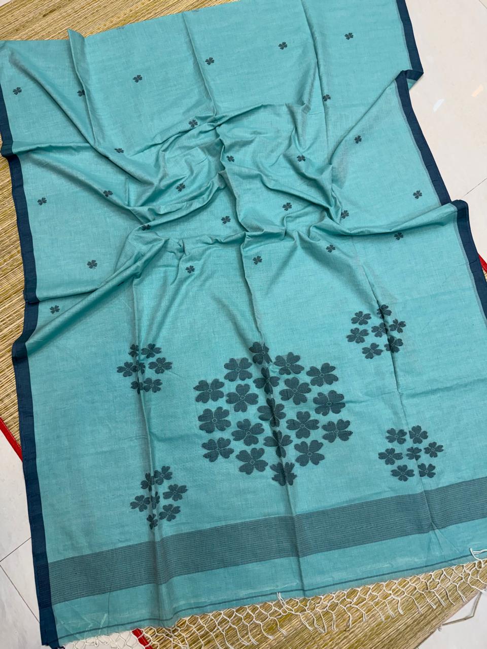 ✨Authentic Premium Quality Handloom Handwoven Cotton Jamdani Saree✨ | Rihyaaz