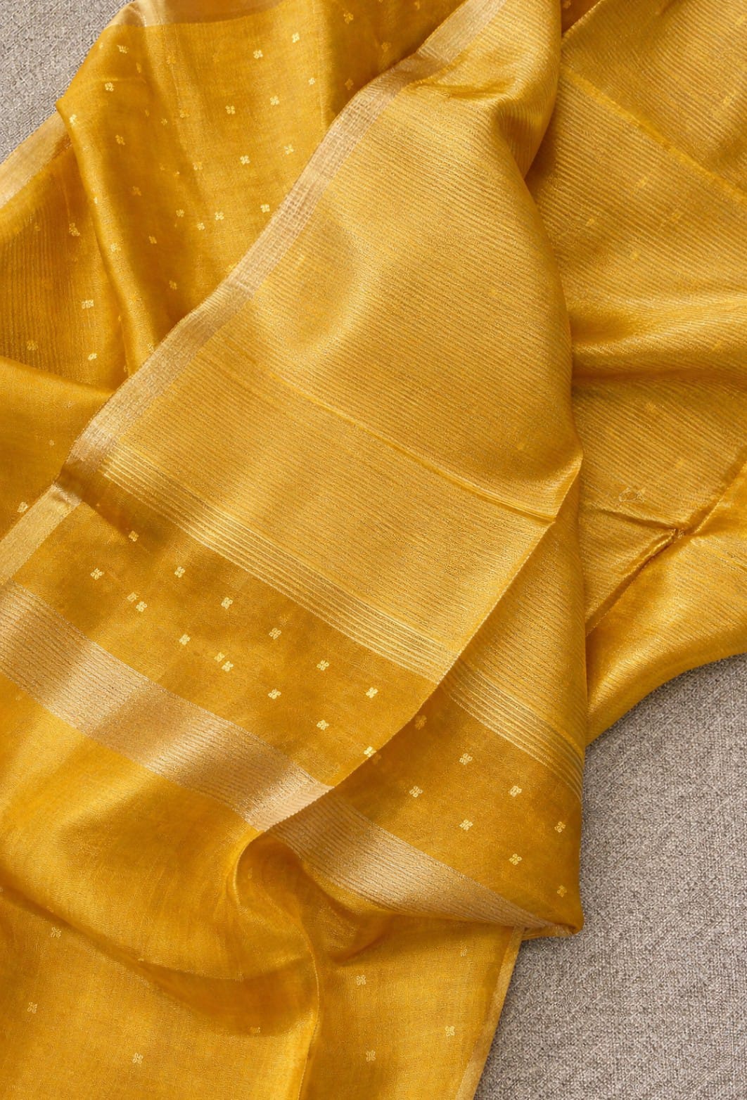 Rupal silk linen sequin woven kurta with micro striped weave and resham palla Jamdani dupatta by Rihyaaz premium handwoven ethnic suit set.