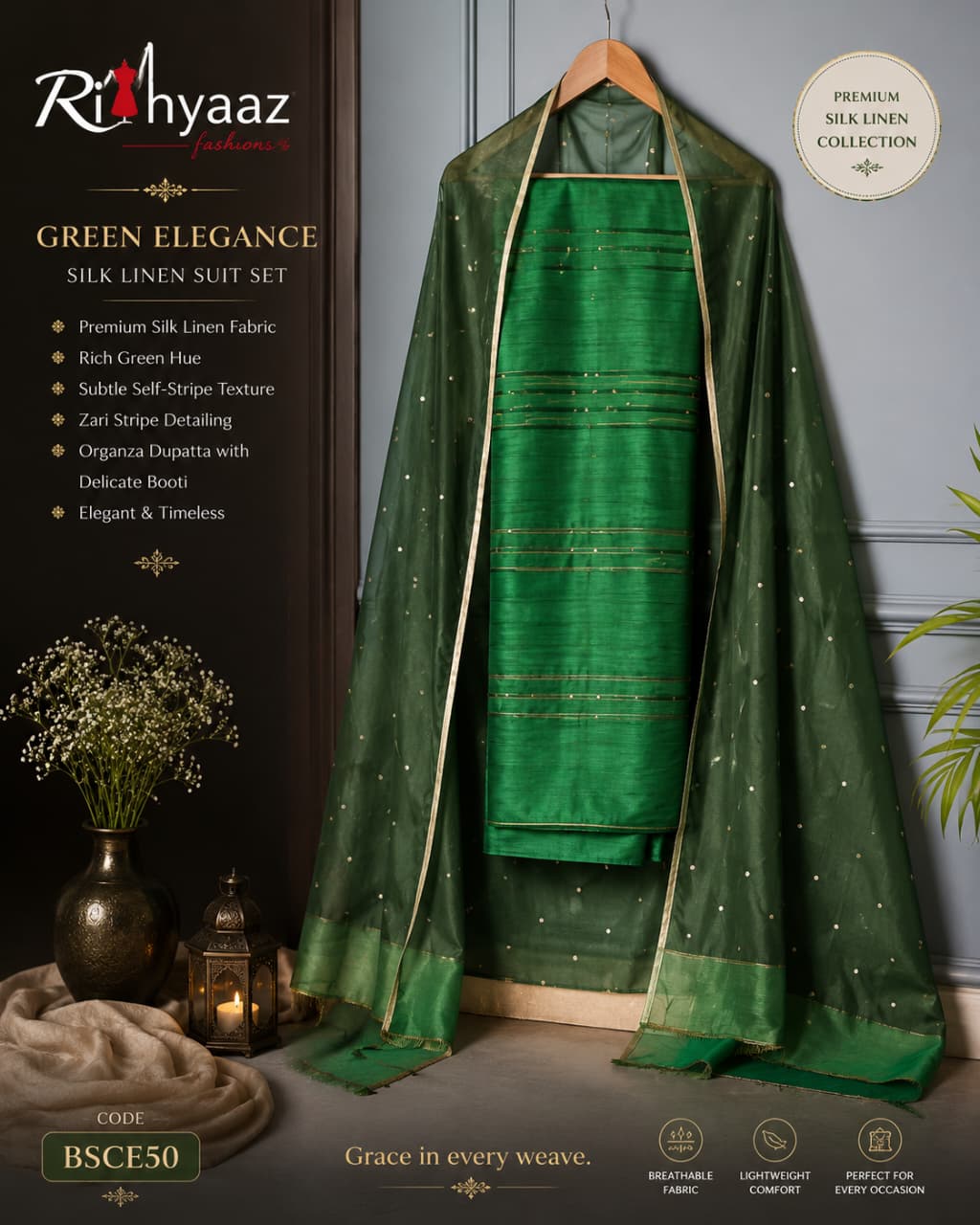 Ratri Matka suit set styled with an elegant Resham sequin embellished dupatta, showcasing traditional Indian ethnic fashion and festive craftsmanship.