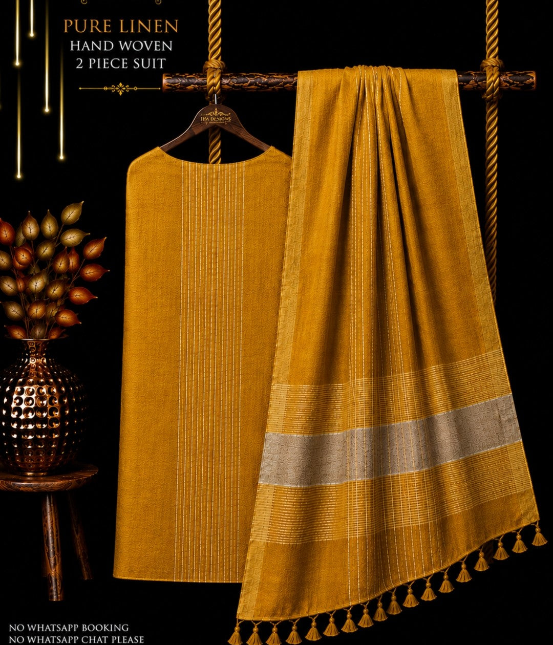 Ena – Pure Jayshree & 120 Count Linen Handwoven Jamdani Suit Set | Rihyaaz