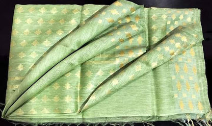 Keyalata Pure Silk Linen Diamond Weaved Handwoven Saree by Rihyaaz featuring elegant diamond weave, premium silk linen fabric, and timeless festive ethnic wear.