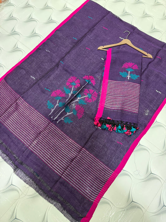 ✨ New Linen Jamdani Suits — By Rihyaaz