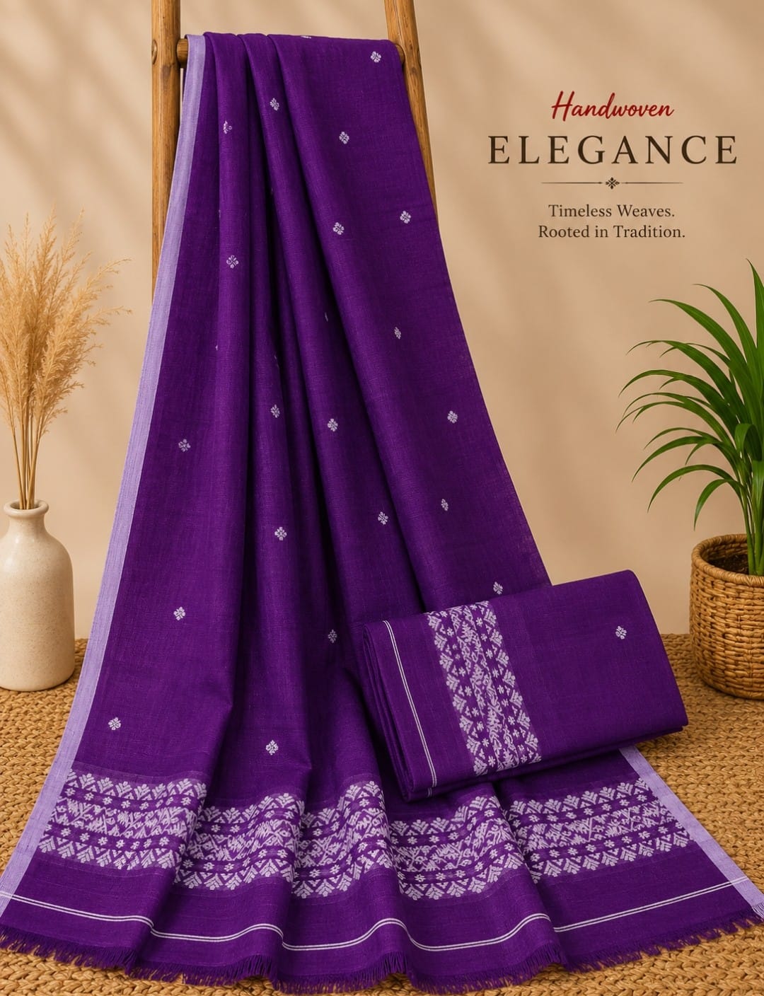 Mridha Mul Cotton Jamdani 2-piece suits by Rihyaaz. Lightweight, breathable and beautifully handwoven, perfect for festive and elegant everyday wear.