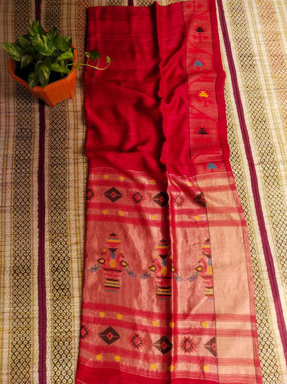 Rukmini – Exclusive Matka Silk Paithani Saree | Rihyaaz