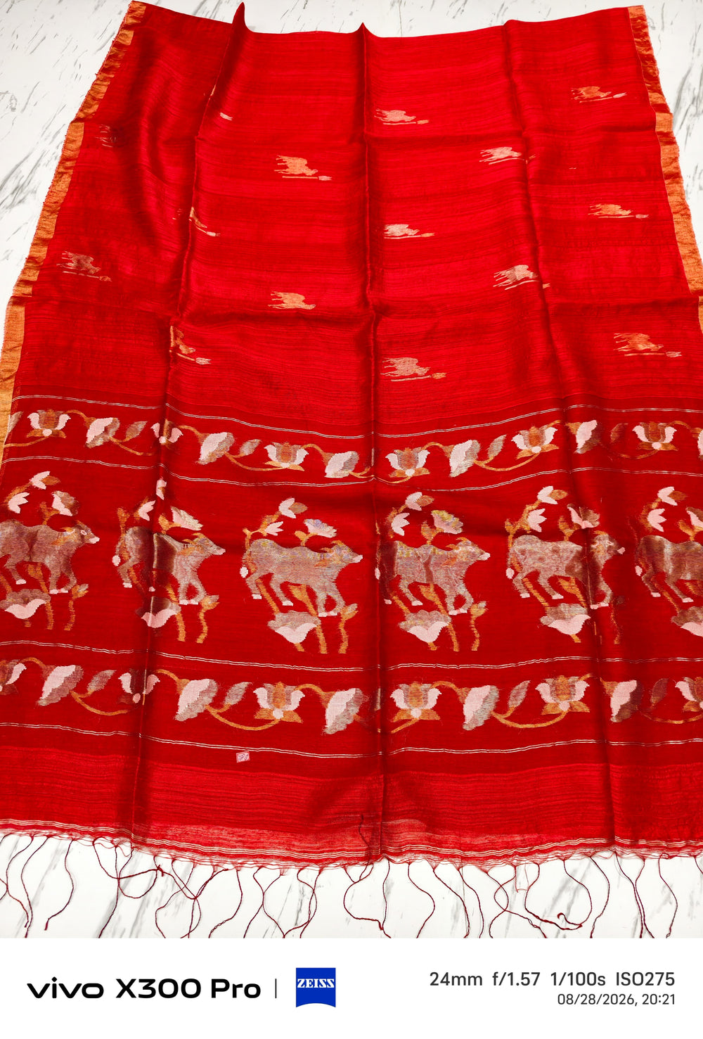 ✨ Godhuli — Pichwai Inspired Pure Resham Matka Silk Saree | Silk Mark Certified | Rihyaaz