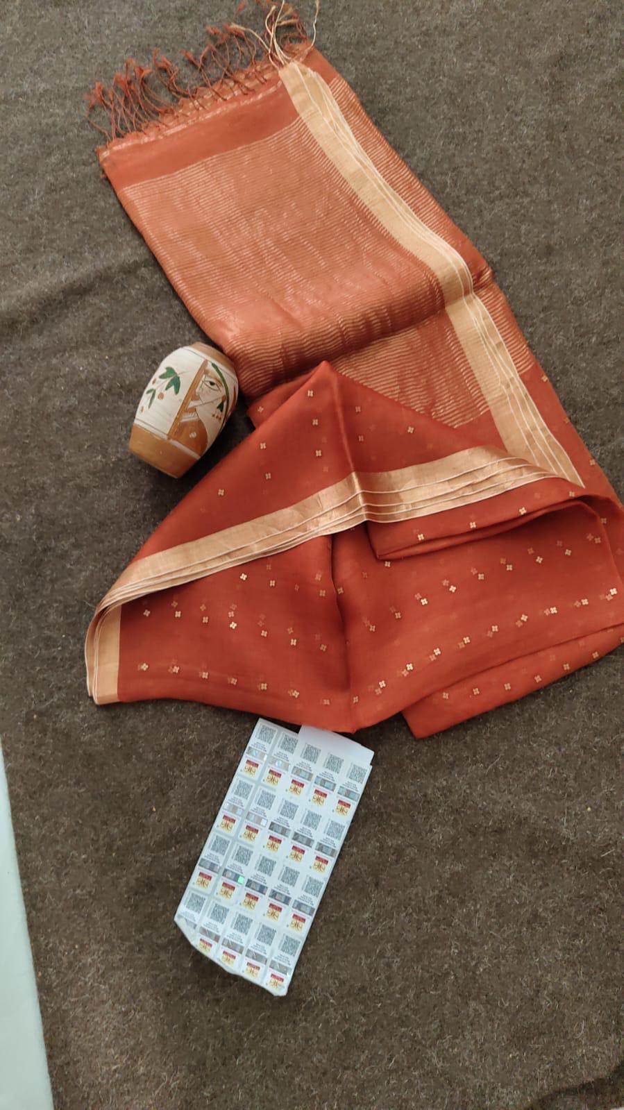 ✨ 𝓢𝓲𝓽𝓪𝓻𝓪  – Resham Silk Sequin Weaved Jamdani Saree | Premium Handwoven Luxury | Rihyaaz✨