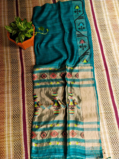 Rukmini – Exclusive Matka Silk Paithani Saree | Rihyaaz