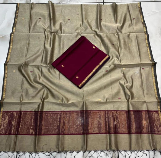 𝓟𝓱𝓾𝓵𝓵𝓪𝓻𝓲 The Pure Maheshwari Handloom Flower Buti Suits