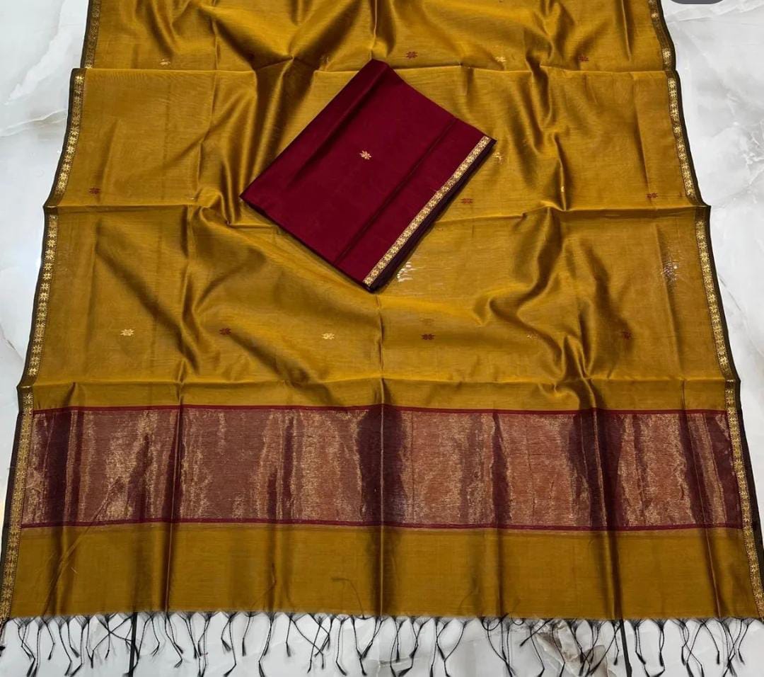 𝓟𝓱𝓾𝓵𝓵𝓪𝓻𝓲 The Pure Maheshwari Handloom Flower Buti Suits