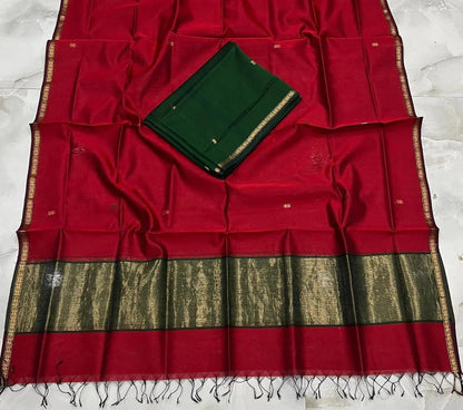 𝓟𝓱𝓾𝓵𝓵𝓪𝓻𝓲 The Pure Maheshwari Handloom Flower Buti Suits