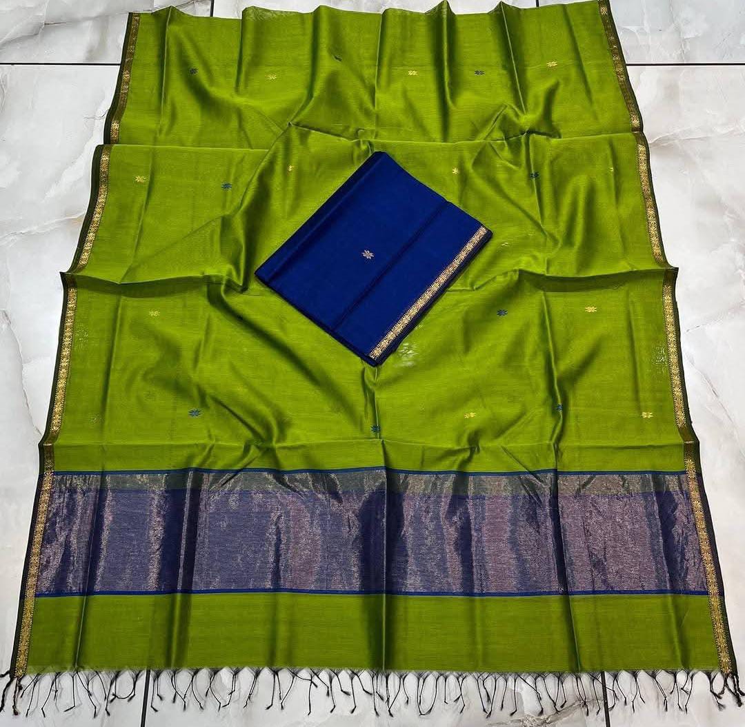 𝓟𝓱𝓾𝓵𝓵𝓪𝓻𝓲 The Pure Maheshwari Handloom Flower Buti Suits