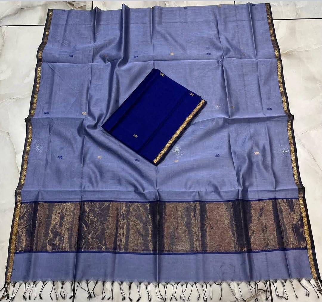 𝓟𝓱𝓾𝓵𝓵𝓪𝓻𝓲 The Pure Maheshwari Handloom Flower Buti Suits