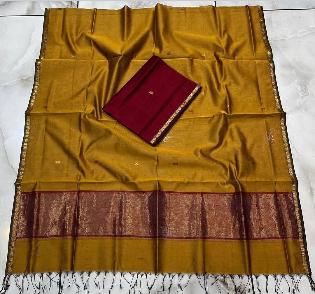 𝓟𝓱𝓾𝓵𝓵𝓪𝓻𝓲 The Pure Maheshwari Handloom Flower Buti Suits