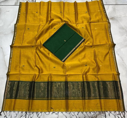 𝓟𝓱𝓾𝓵𝓵𝓪𝓻𝓲 The Pure Maheshwari Handloom Flower Buti Suits