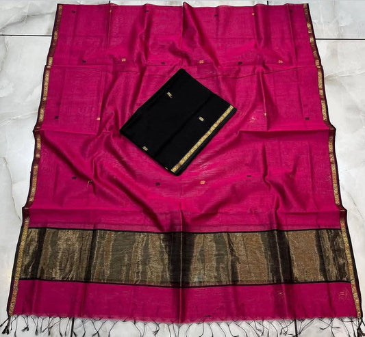 𝓟𝓱𝓾𝓵𝓵𝓪𝓻𝓲 The Pure Maheshwari Handloom Flower Buti Suits