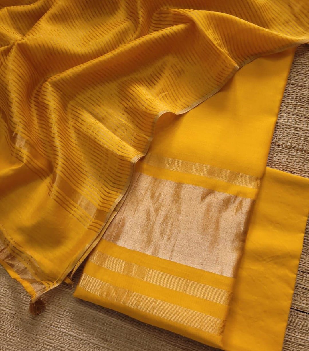 Rajani Matka Silk handwoven saree by Rihyaaz featuring elegant traditional Indian textile craftsmanship