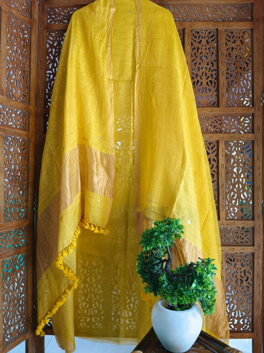 Heera Pure Linen Tissue Handwoven Jamdani Suit Set by Rihyaaz featuring intricate diamond butta needle weaving on the kurta and dupatta. Premium soft luxury linen tissue fabric, handcrafted ethnic wear with 2.5-meter kurta and 2.5-meter dupatta, ideal for festive, wedding, and occasion wear.