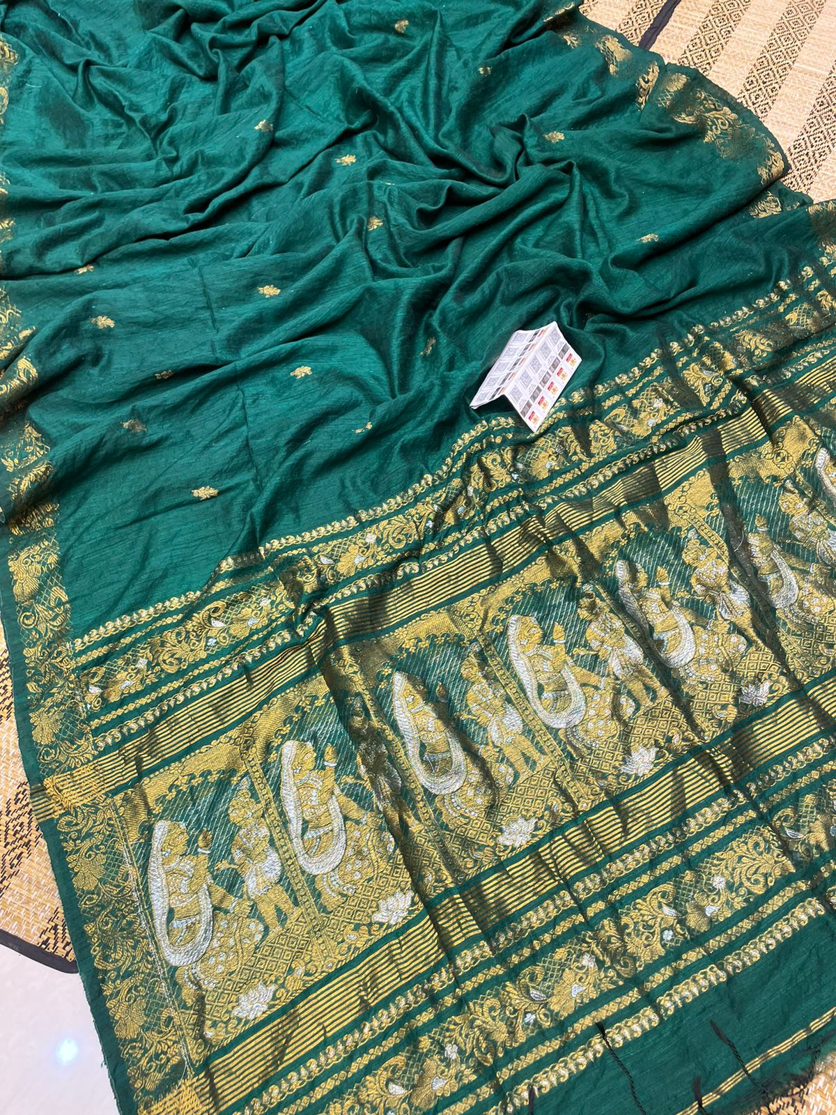 ✨ Authentic Pure Matka Handloom Doll Baluchuri Saree – Pure Reshom Matka ✨