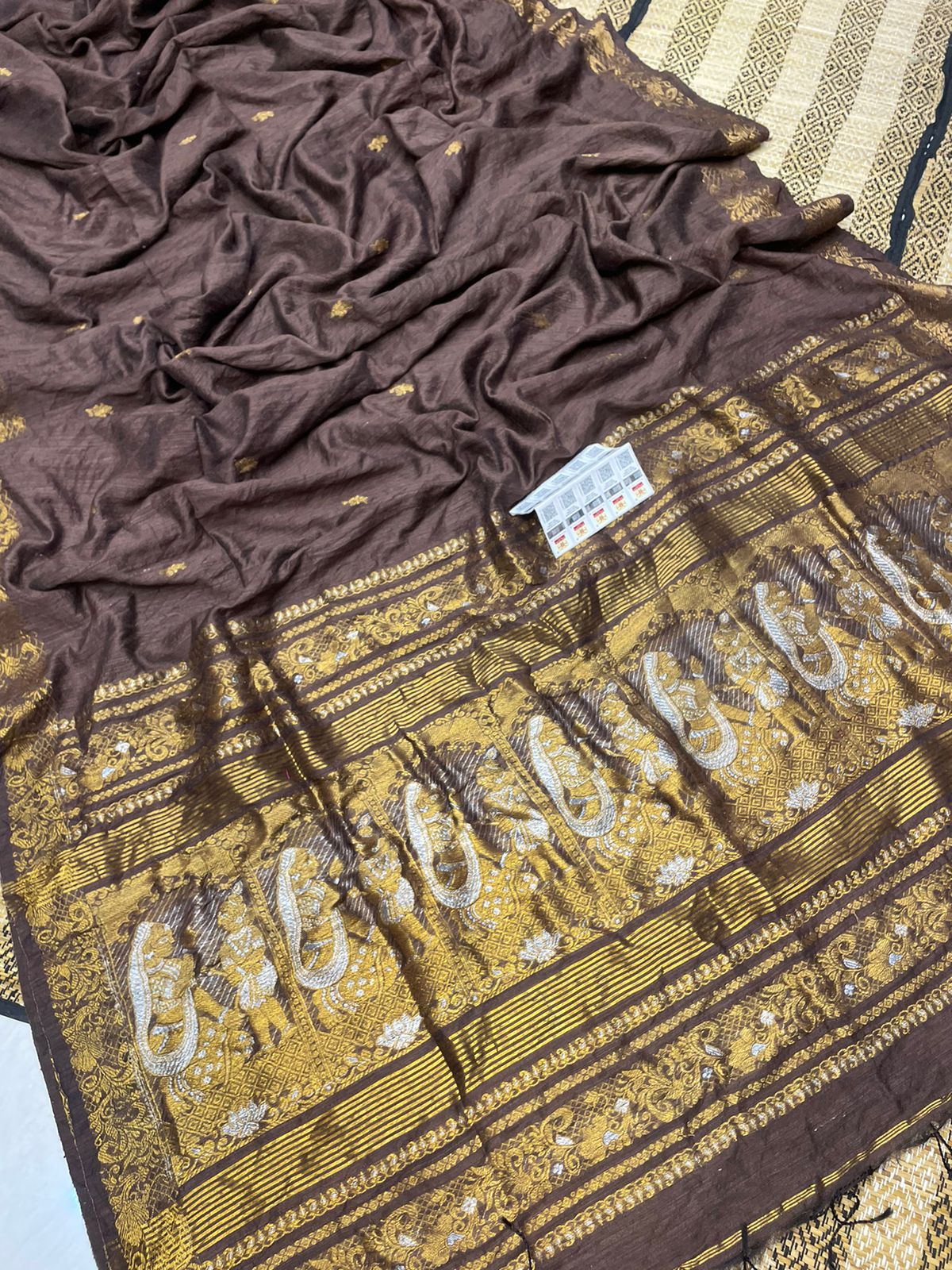 ✨ Authentic Pure Matka Handloom Doll Baluchuri Saree – Pure Reshom Matka ✨