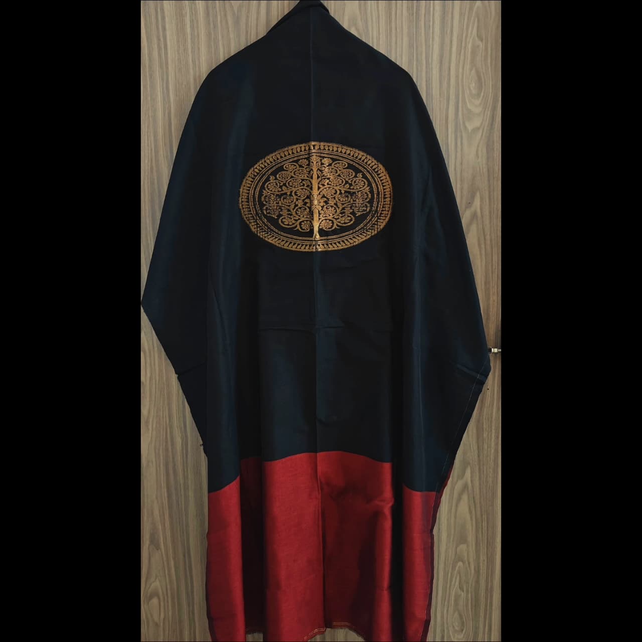 Mul Silk Handwoven Banarasi Kaftan | Elegant & Lightweight