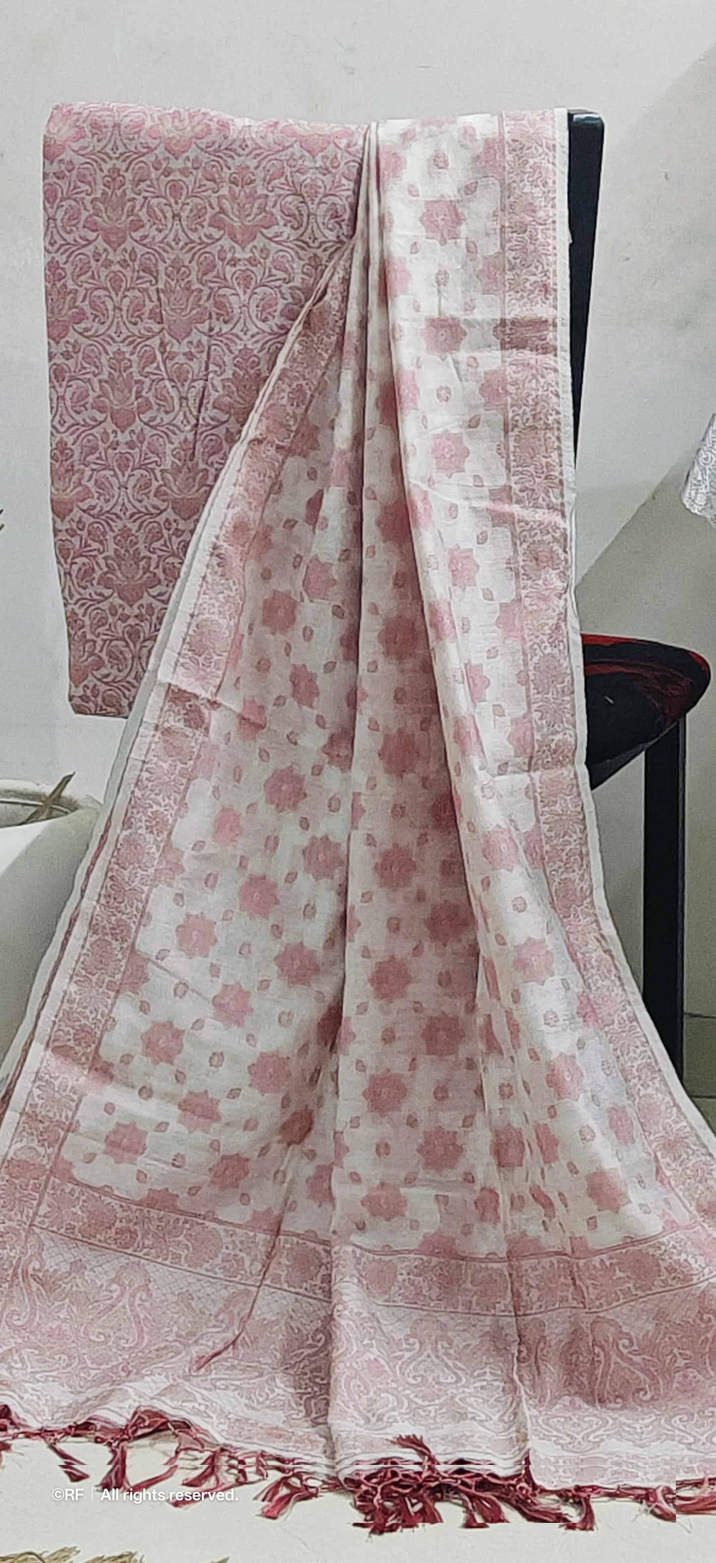 Cotton Jacquard Benarasi Suit – Elegant Weaves, Timeless Style