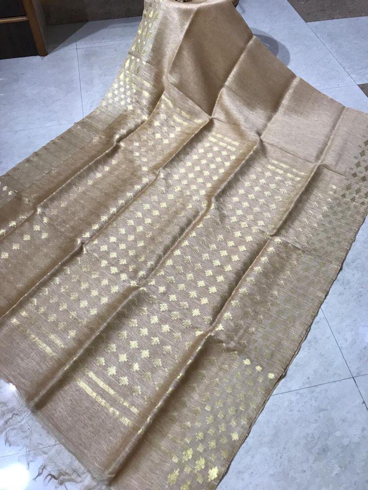 Keyalata – Pure Silk Linen Double Silander Design Saree