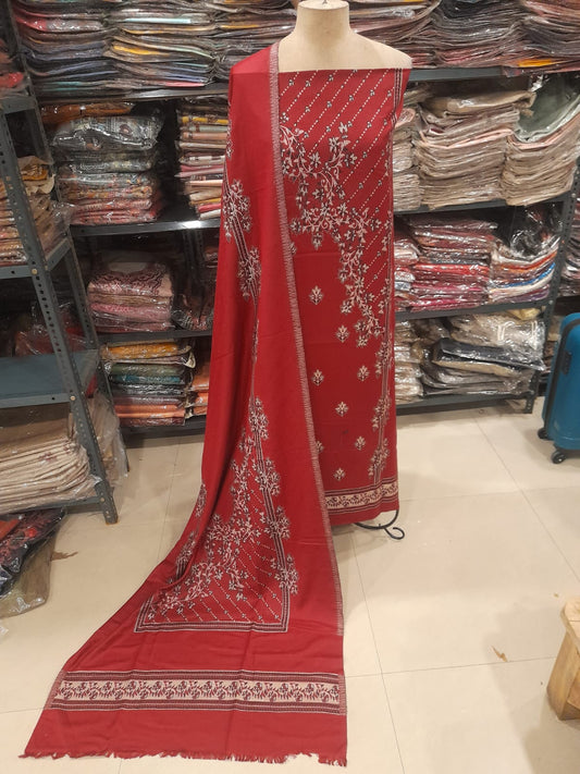 Gulrukhsaar – New Winter Collection | Pure Wool Jamawar Weaving Suit