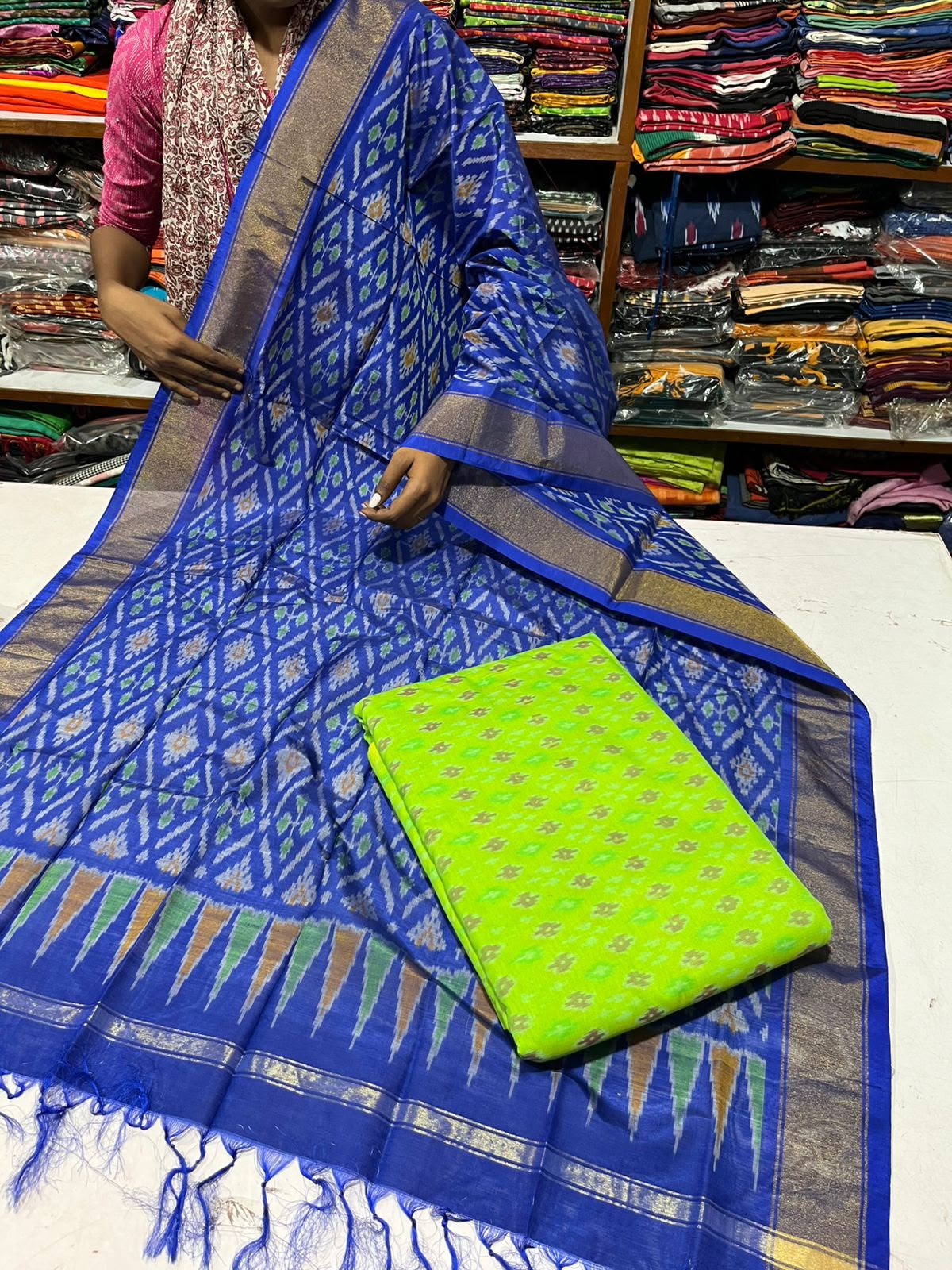 🦋 Exclusive Ikkat Seiko Suit Set | Rihyaaz
