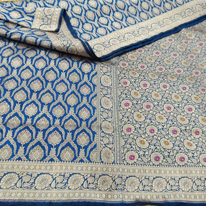 Pure Kattan Minakari Design Saree – Elegance Handcrafted in Tradition