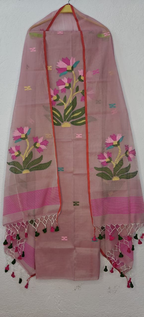 Guldasta | Muslin Cotton Jamdani Suits – A Blend of Tradition, Comfort & Grace