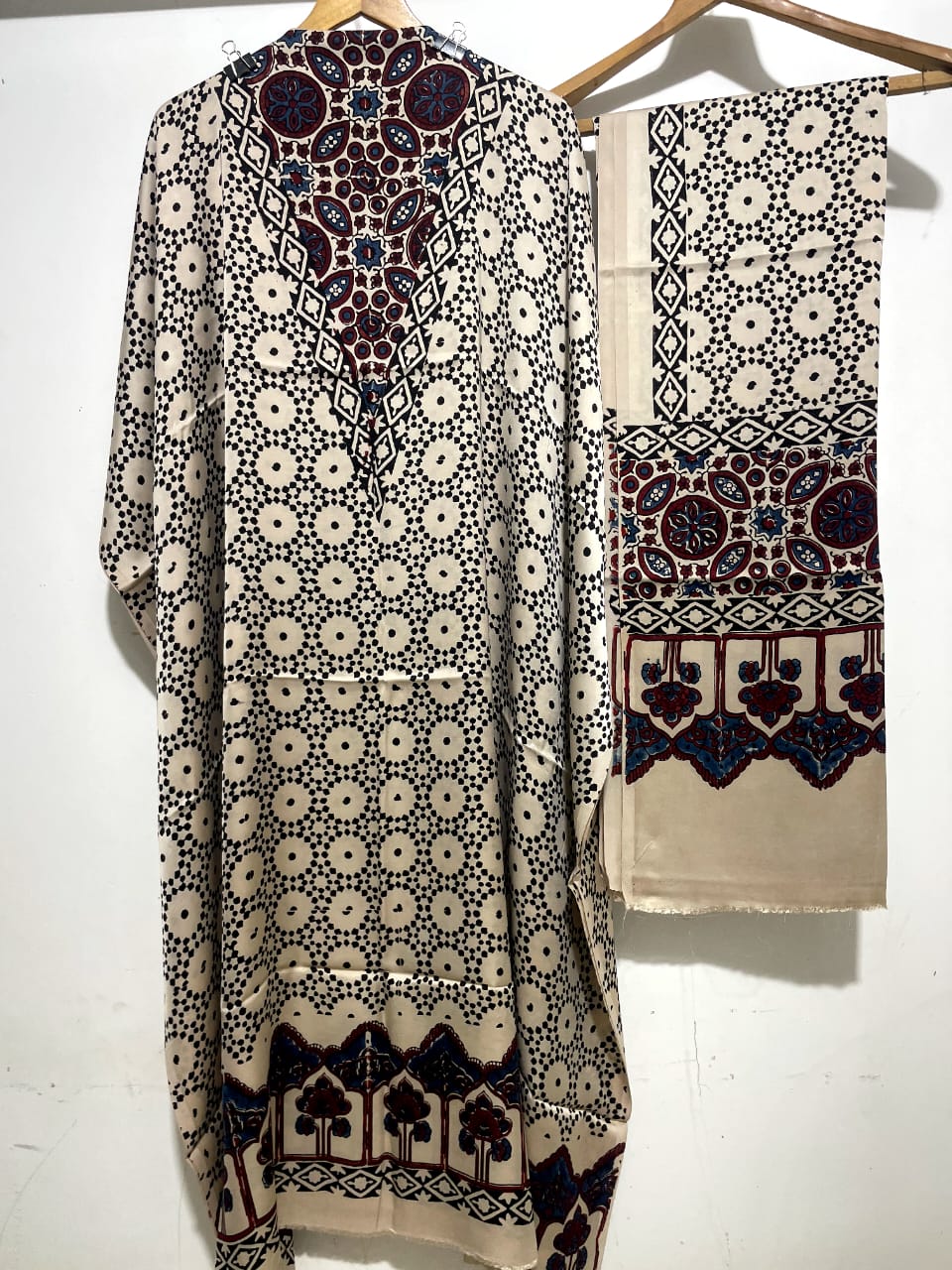 Onyx – Premium Modal Silk Handblock Ajrakh Suits | Luxury Ethnic Wear
