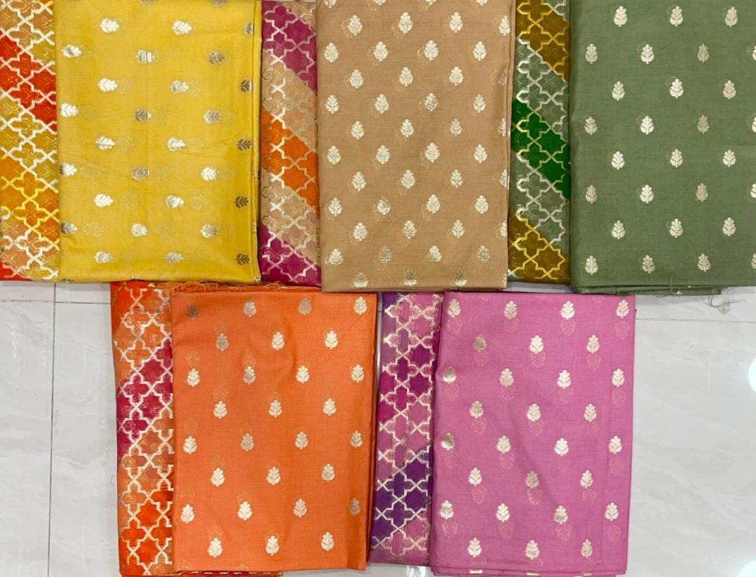 Nazifa – The Rangkaut Dupatta Chinon Benarasi Suit