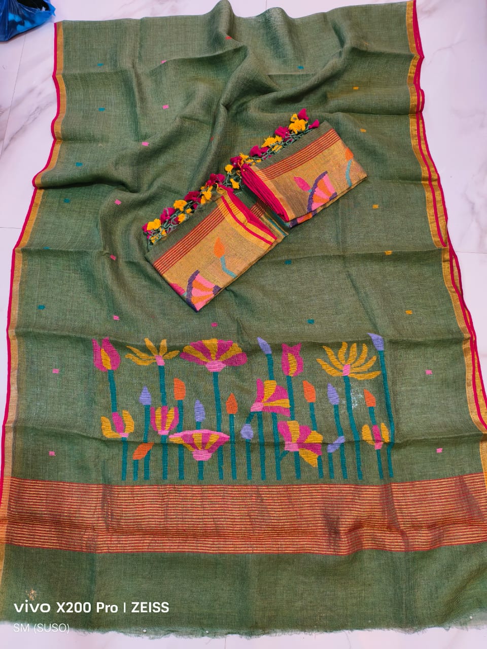 PICHWAI MOTIF JAYSHREE LINEN SUITS