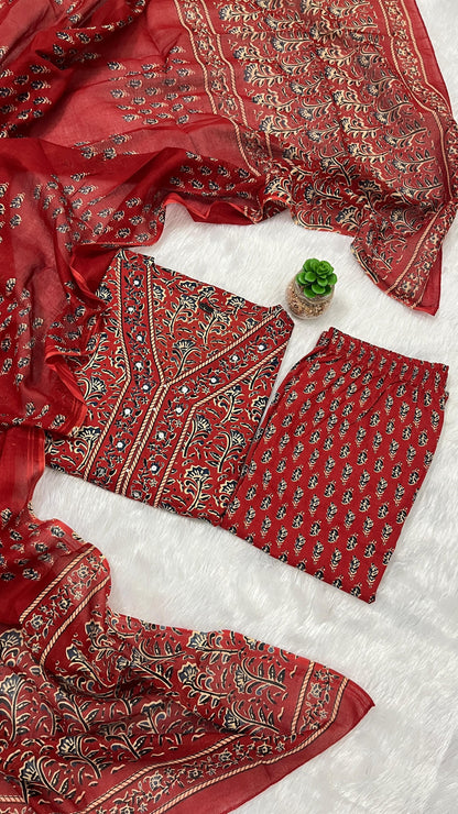 Swapna – Dreamy A-Line Flair Kurta Set for Your Festive Wardrobe