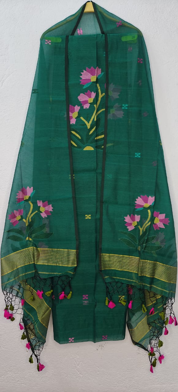 Guldasta | Muslin Cotton Jamdani Suits – A Blend of Tradition, Comfort & Grace