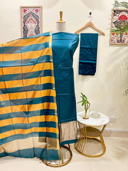 Pure Cotton Banarasi Suit Set | Elegant Everyday Ethnic Wear