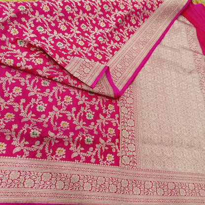 Pure Kattan Minakari Design Saree – Elegance Handcrafted in Tradition
