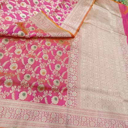 Pure Kattan Minakari Design Saree – Elegance Handcrafted in Tradition