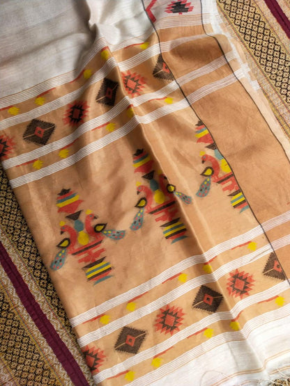 Rukmini – Exclusive Matka Silk Paithani Saree | Rihyaaz