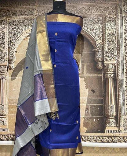 Roop Silk Maheshwari Suits – Premium Handwoven Top & 2.5m Dupatta | Elegant Ethnic Wear