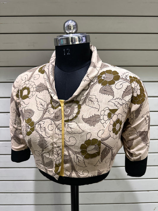 Kala – Pure Kalamkari Handblock Cotton Top