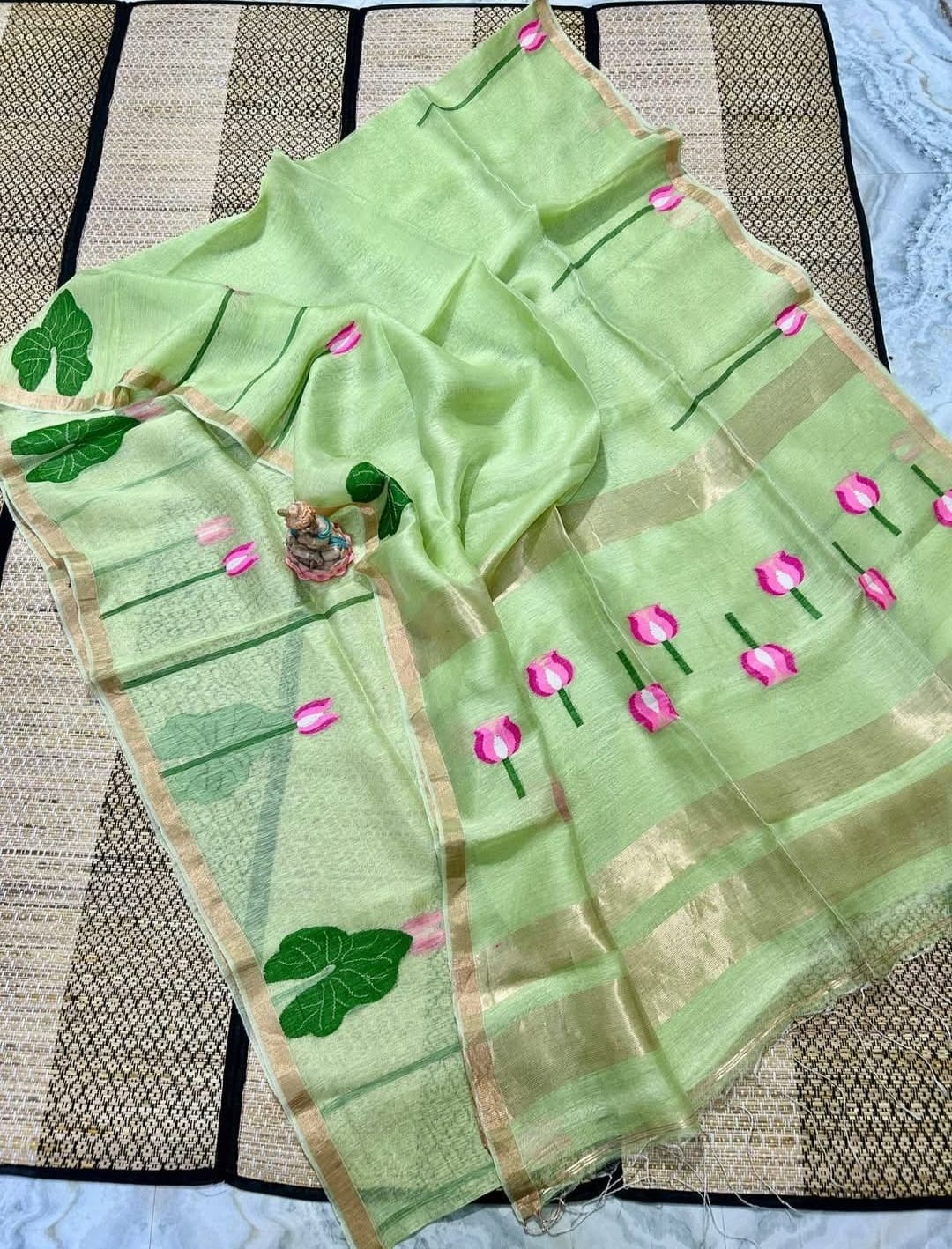 Bibha – Pichwai Concept Linen Tussar Saree
